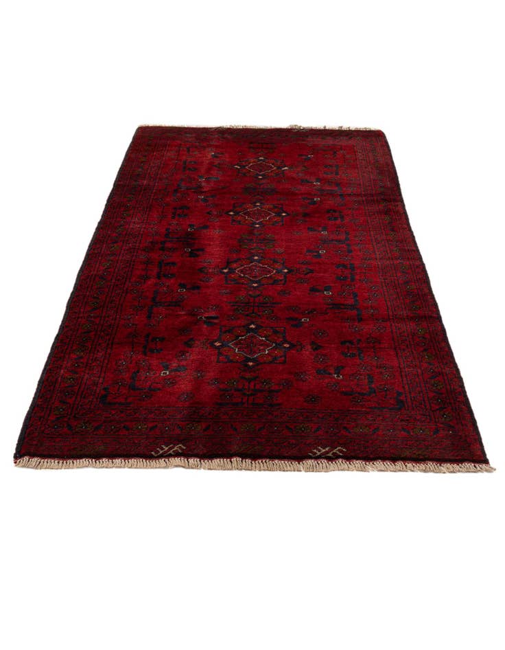 Detail image of 2' 10 x 6' 4  Hand Knotted Khal Mohammadi Wool Runner Rug