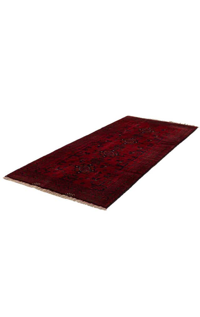 2' 10 x 6' 4 Hand Knotted Khal Mohammadi Wool Runner Rug