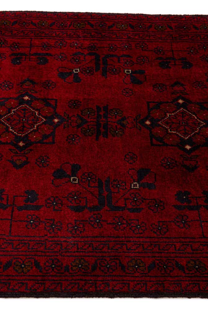 2' 10 x 6' 4 Hand Knotted Khal Mohammadi Wool Runner Rug