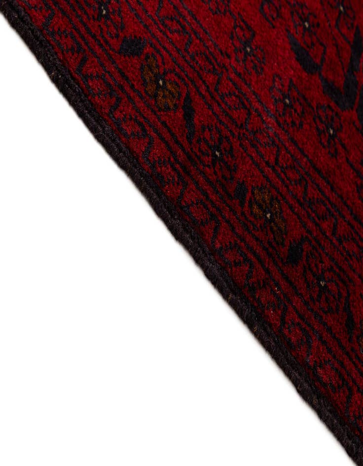 Detail image of 2' 10 x 6' 4  Hand Knotted Khal Mohammadi Wool Runner Rug