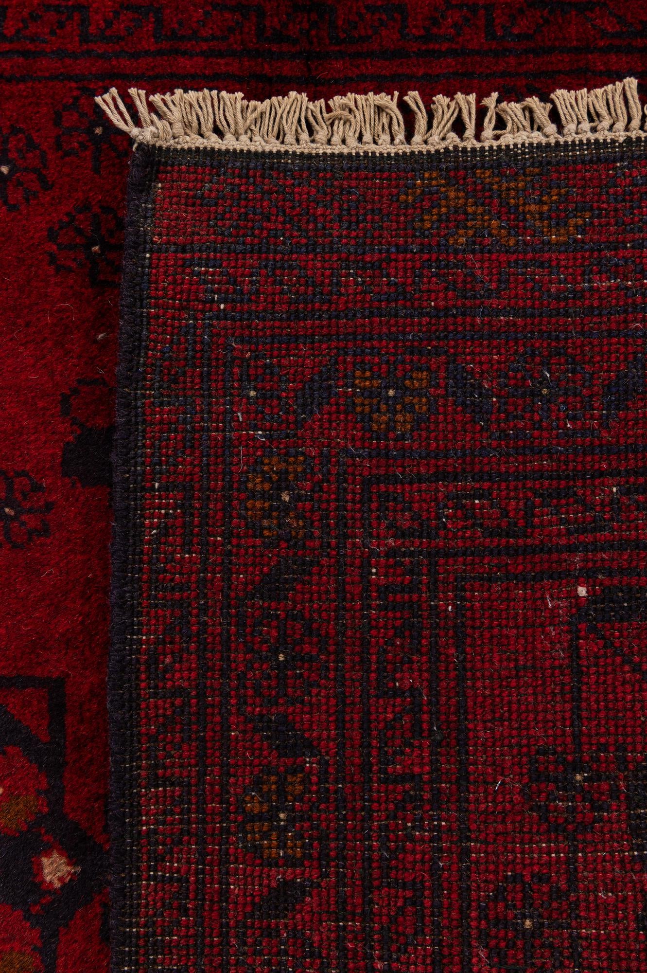 2' 10 x 6' 4 Hand Knotted Khal Mohammadi Wool Runner Rug