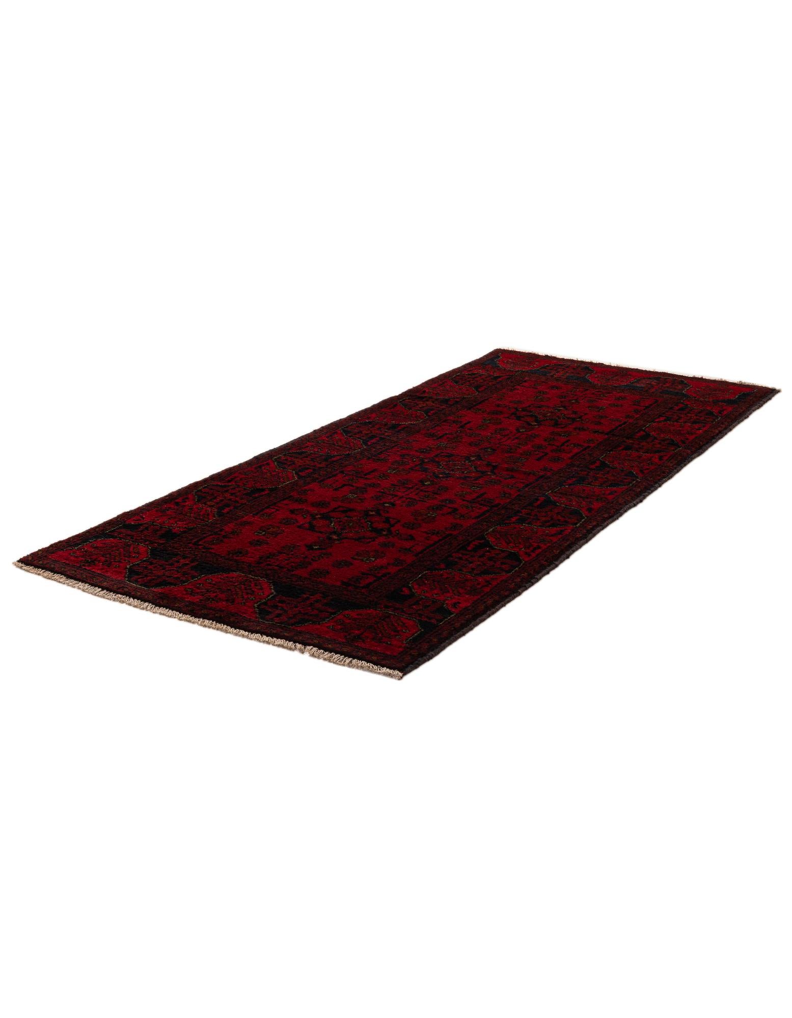 2' 9 x 6' 4 Hand Knotted Khal Mohammadi Wool Runner Rug