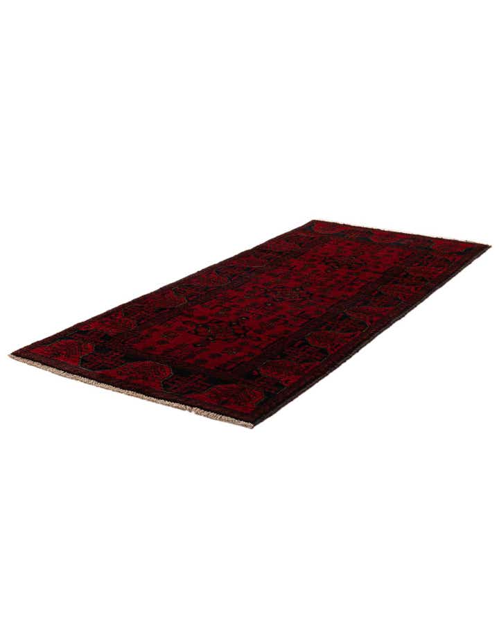 2' 9 x 6' 4 Hand Knotted Khal Mohammadi Wool Runner Rug