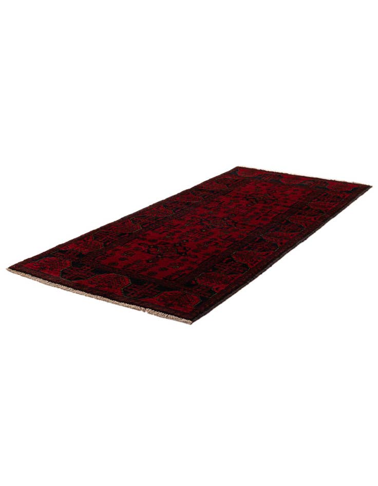 Detail image of 2' 9 x 6' 4 Hand Knotted Khal Mohammadi Wool Runner Rug