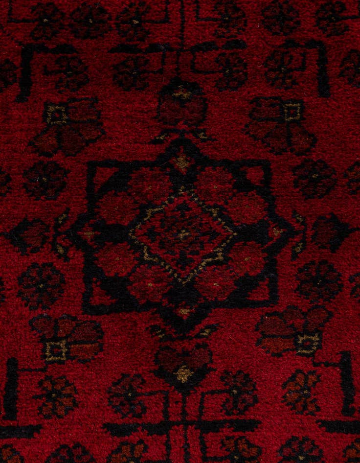Detail image of 2' 9 x 6' 4  Hand Knotted Khal Mohammadi Wool Runner Rug