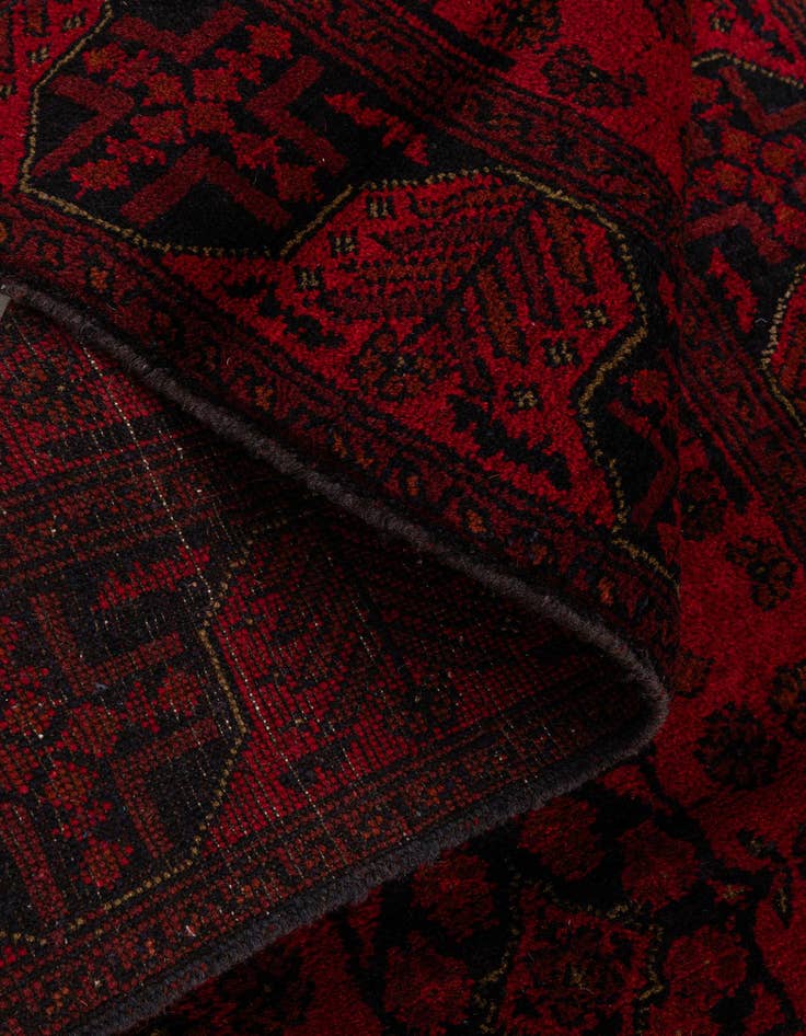 Detail image of 2' 9 x 6' 4  Hand Knotted Khal Mohammadi Wool Runner Rug