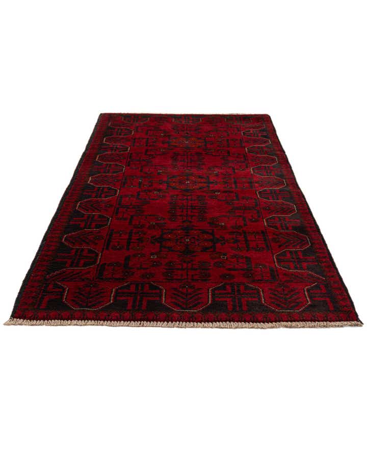 2' 8 x 6' 5 Hand Knotted Khal Mohammadi Wool Runner Rug