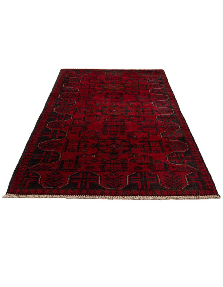 Detail image of 2' 8 x 6' 5 Hand Knotted Khal Mohammadi Wool Runner Rug