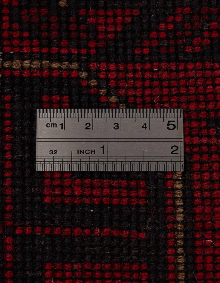 Detail image of 2' 8 x 6' 5  Hand Knotted Khal Mohammadi Wool Runner Rug