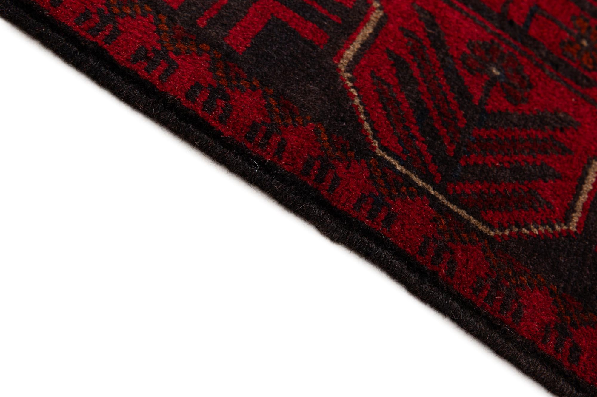 2' 8 x 6' 5 Hand Knotted Khal Mohammadi Wool Runner Rug
