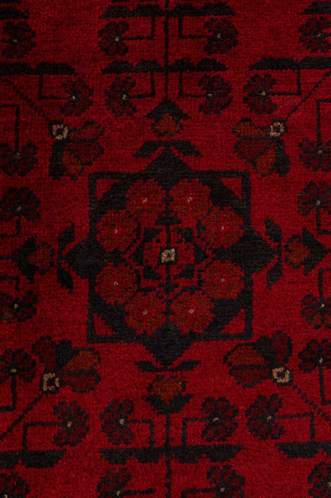 2' 8 x 6' 5 Hand Knotted Khal Mohammadi Wool Runner Rug