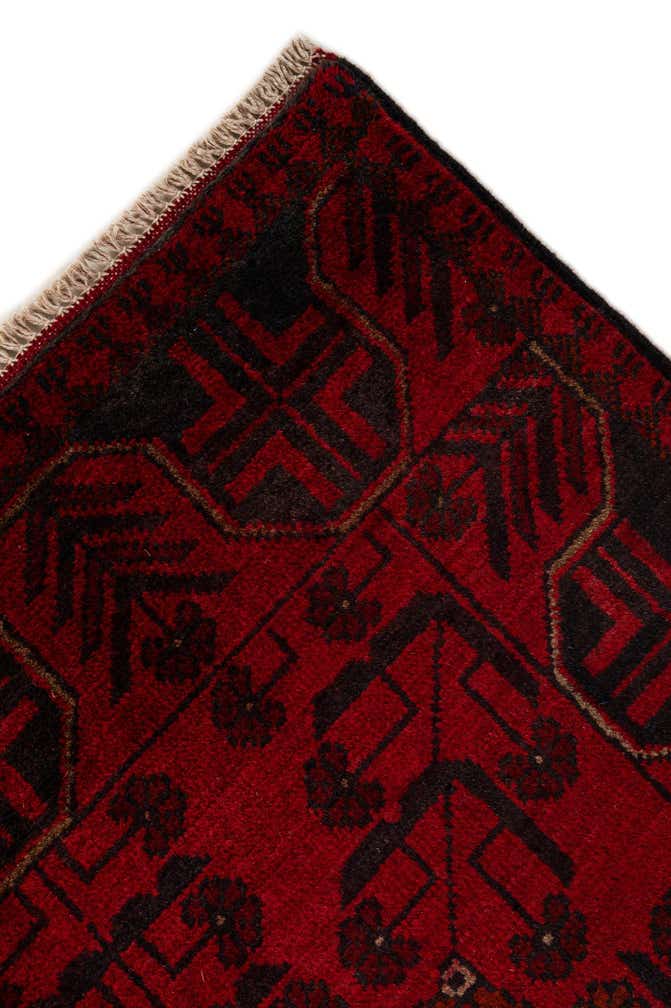 2' 8 x 6' 5 Hand Knotted Khal Mohammadi Wool Runner Rug