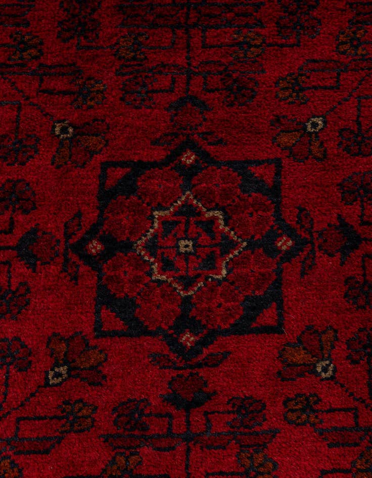 Detail image of 2' 9 x 6' 6  Hand Knotted Khal Mohammadi Wool Runner Rug