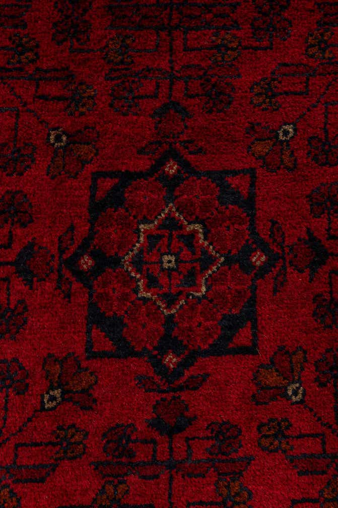 2' 9 x 6' 6 Hand Knotted Khal Mohammadi Wool Runner Rug