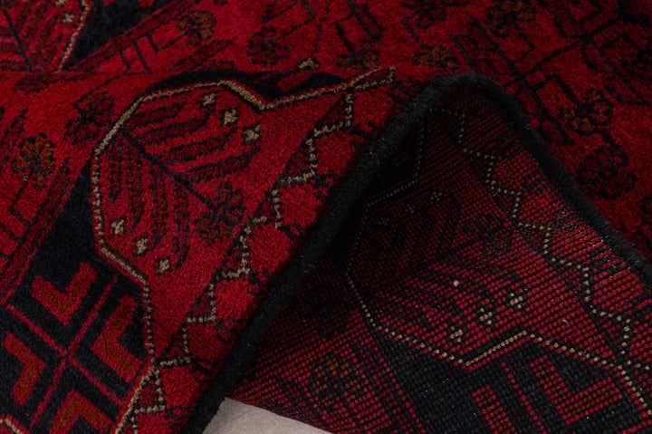 2' 9 x 6' 6 Hand Knotted Khal Mohammadi Wool Runner Rug