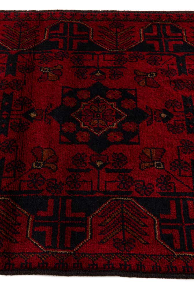 2' 8 x 6' 4 Hand Knotted Khal Mohammadi Wool Runner Rug