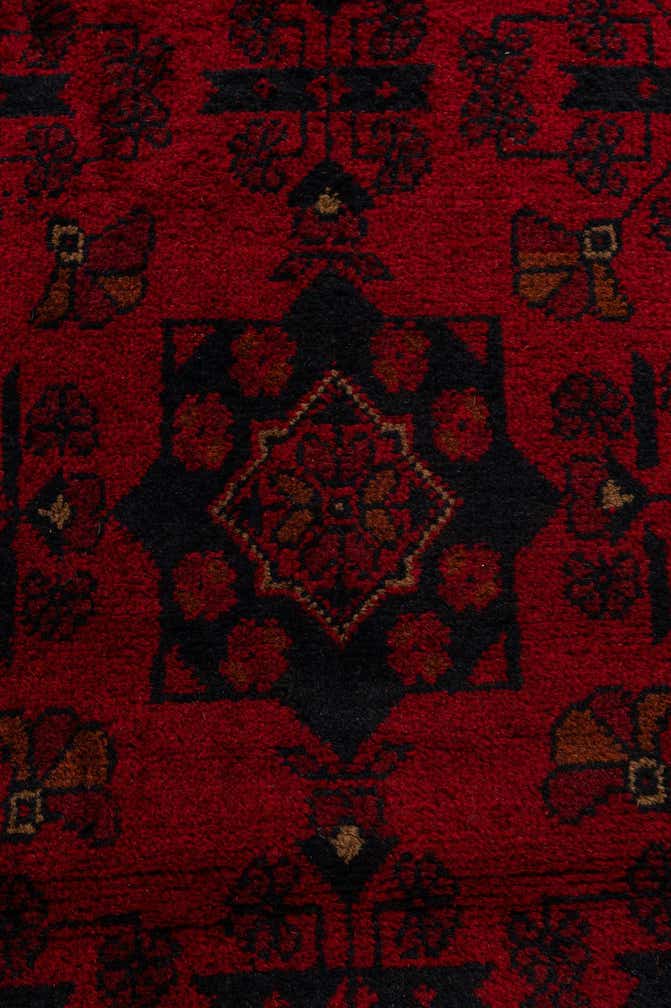 2' 8 x 6' 4 Hand Knotted Khal Mohammadi Wool Runner Rug
