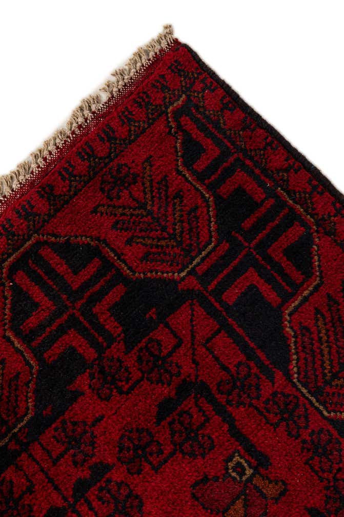 2' 8 x 6' 4 Hand Knotted Khal Mohammadi Wool Runner Rug