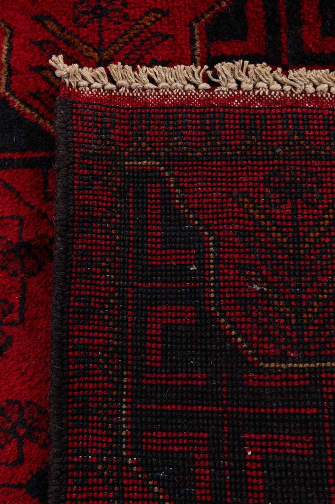 2' 8 x 6' 4 Hand Knotted Khal Mohammadi Wool Runner Rug