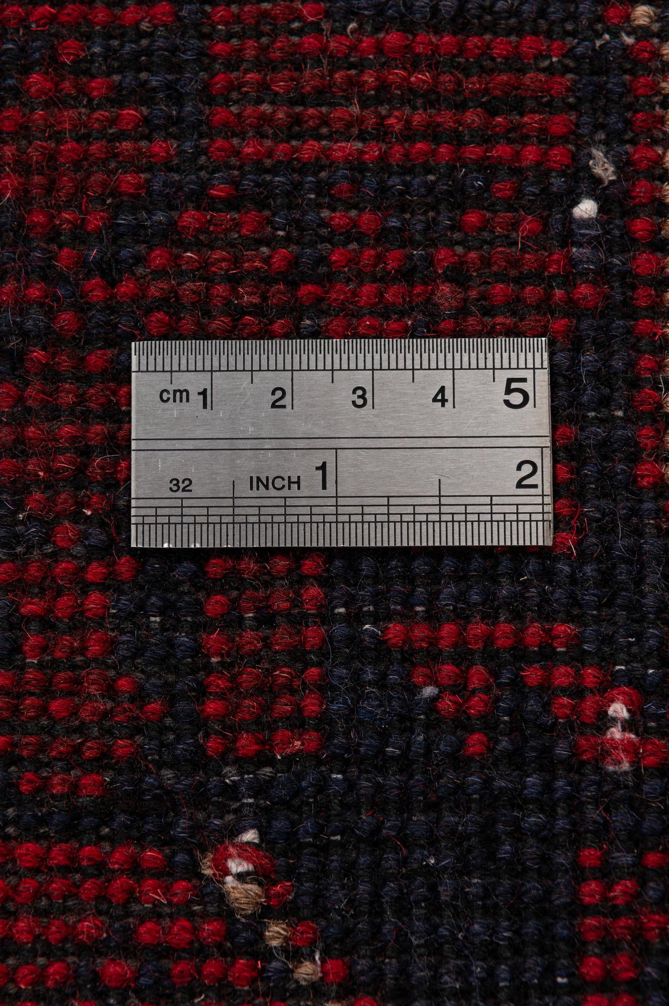 2' 7 x 6' 3 Hand Knotted Khal Mohammadi Wool Runner Rug