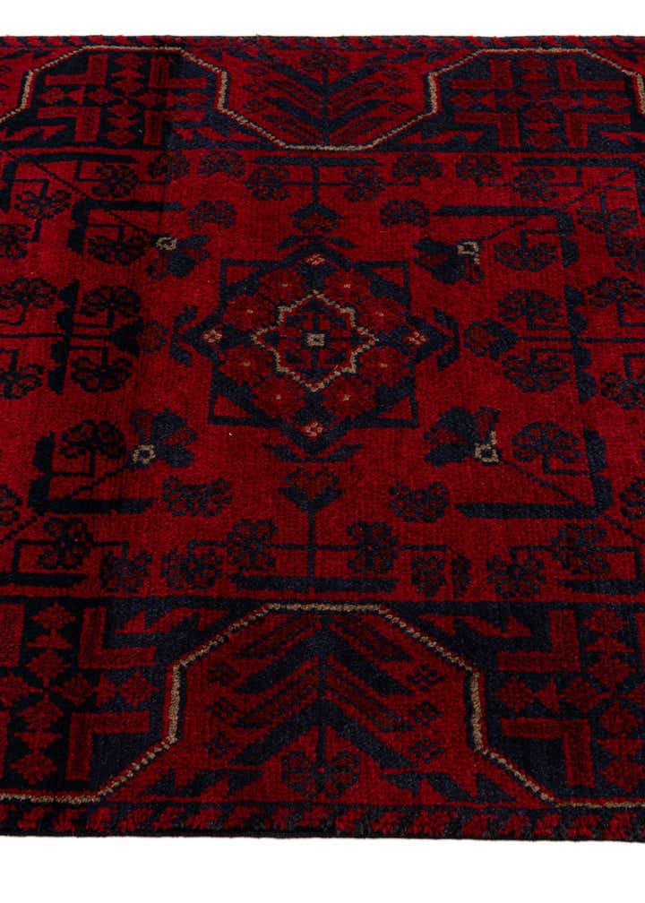 2' 7 x 6' 3 Hand Knotted Khal Mohammadi Wool Runner Rug