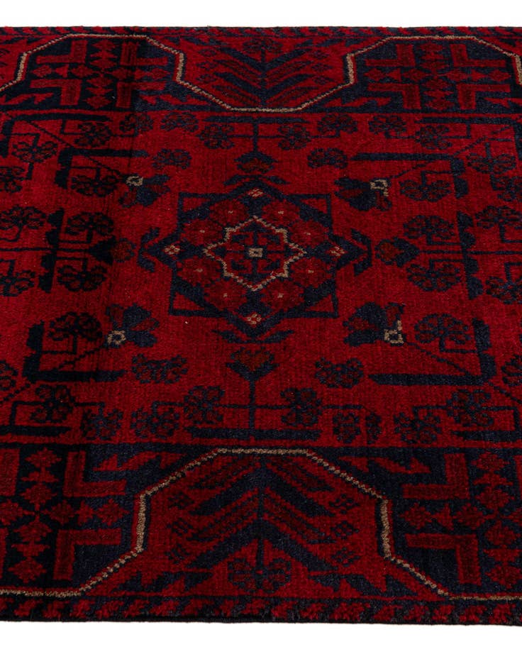 Detail image of 2' 7 x 6' 3 Hand Knotted Khal Mohammadi Wool Runner Rug