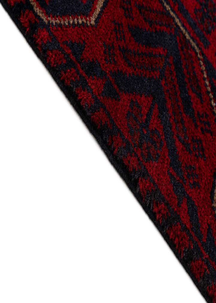 2' 7 x 6' 3 Hand Knotted Khal Mohammadi Wool Runner Rug