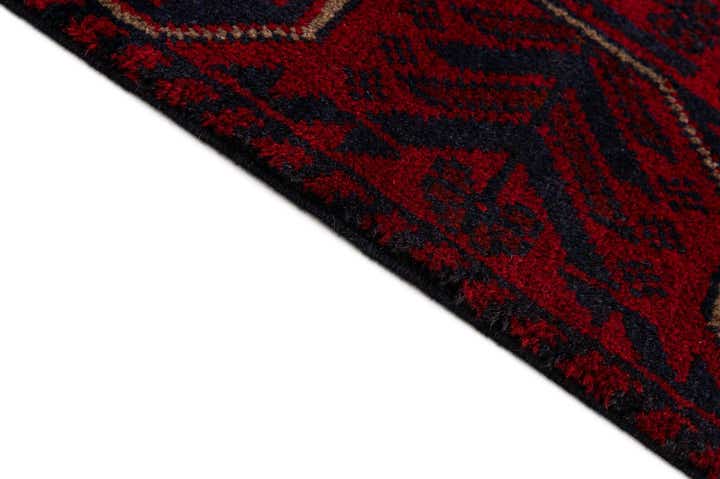 2' 7 x 6' 3 Hand Knotted Khal Mohammadi Wool Runner Rug