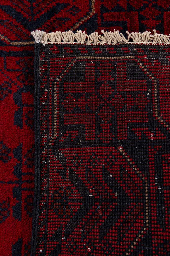 2' 7 x 6' 3 Hand Knotted Khal Mohammadi Wool Runner Rug