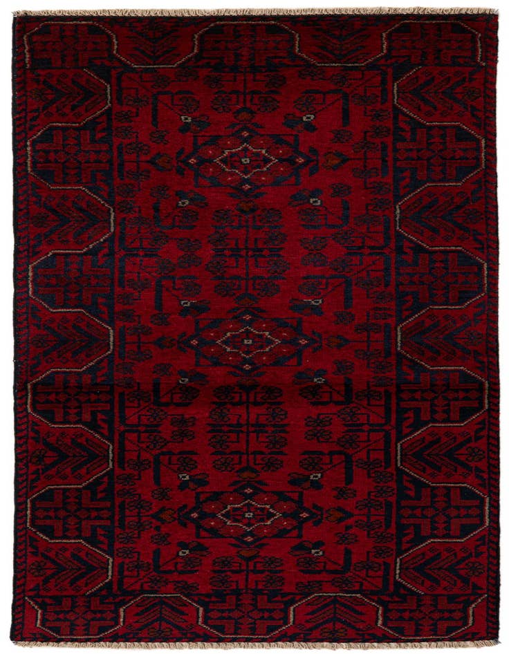 Detail image of 2' 7 x 6' 3 Hand Knotted Khal Mohammadi Wool Runner Rug