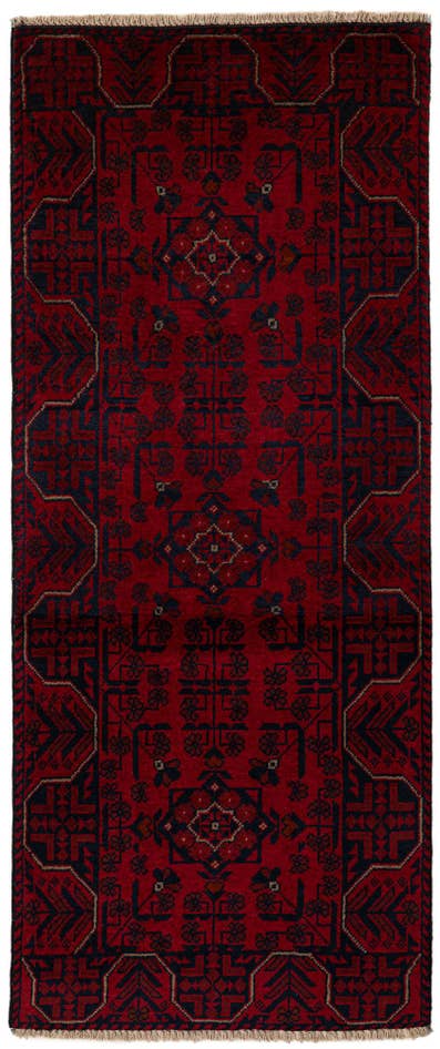 Detail image of 2' 7 x 6' 3 Hand Knotted Khal Mohammadi Wool Runner Rug