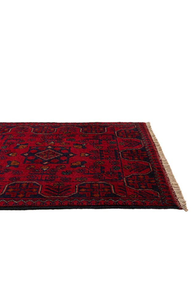 Detail image of 2' 7 x 6' 5 Hand Knotted Khal Mohammadi Wool Runner Rug
