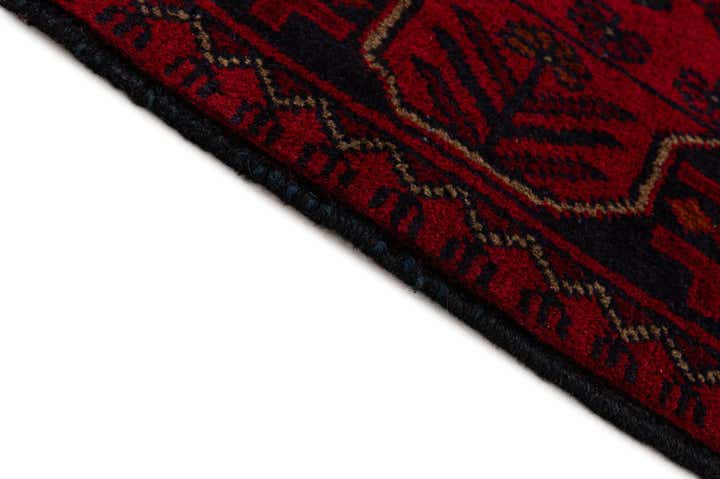 2' 7 x 6' 5 Hand Knotted Khal Mohammadi Wool Runner Rug