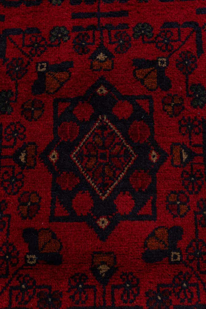 2' 7 x 6' 5 Hand Knotted Khal Mohammadi Wool Runner Rug