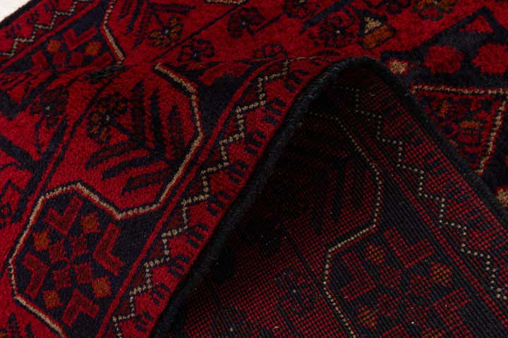 2' 7 x 6' 5 Hand Knotted Khal Mohammadi Wool Runner Rug