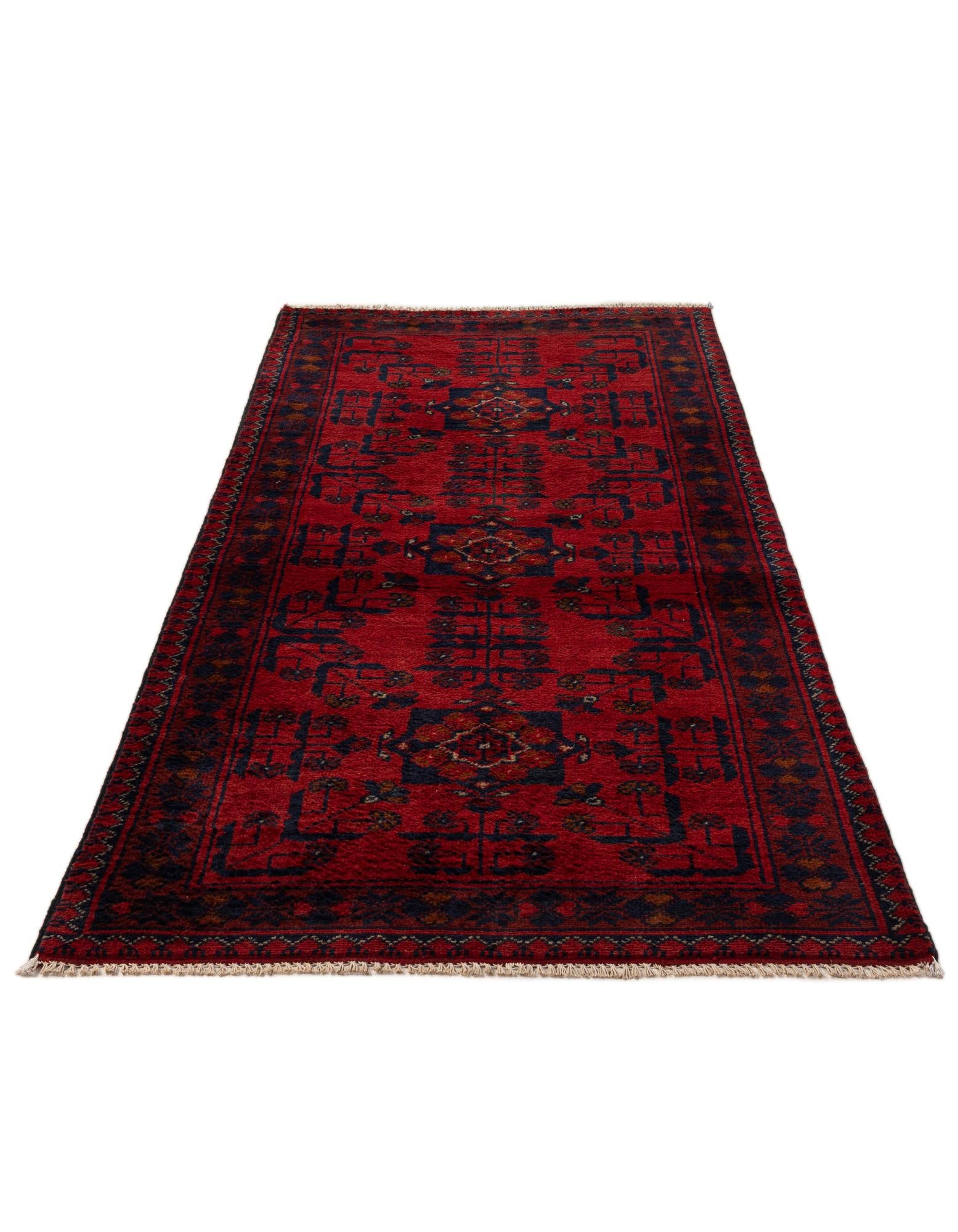 2' 7 x 6' 3 Hand Knotted Khal Mohammadi Wool Runner Rug