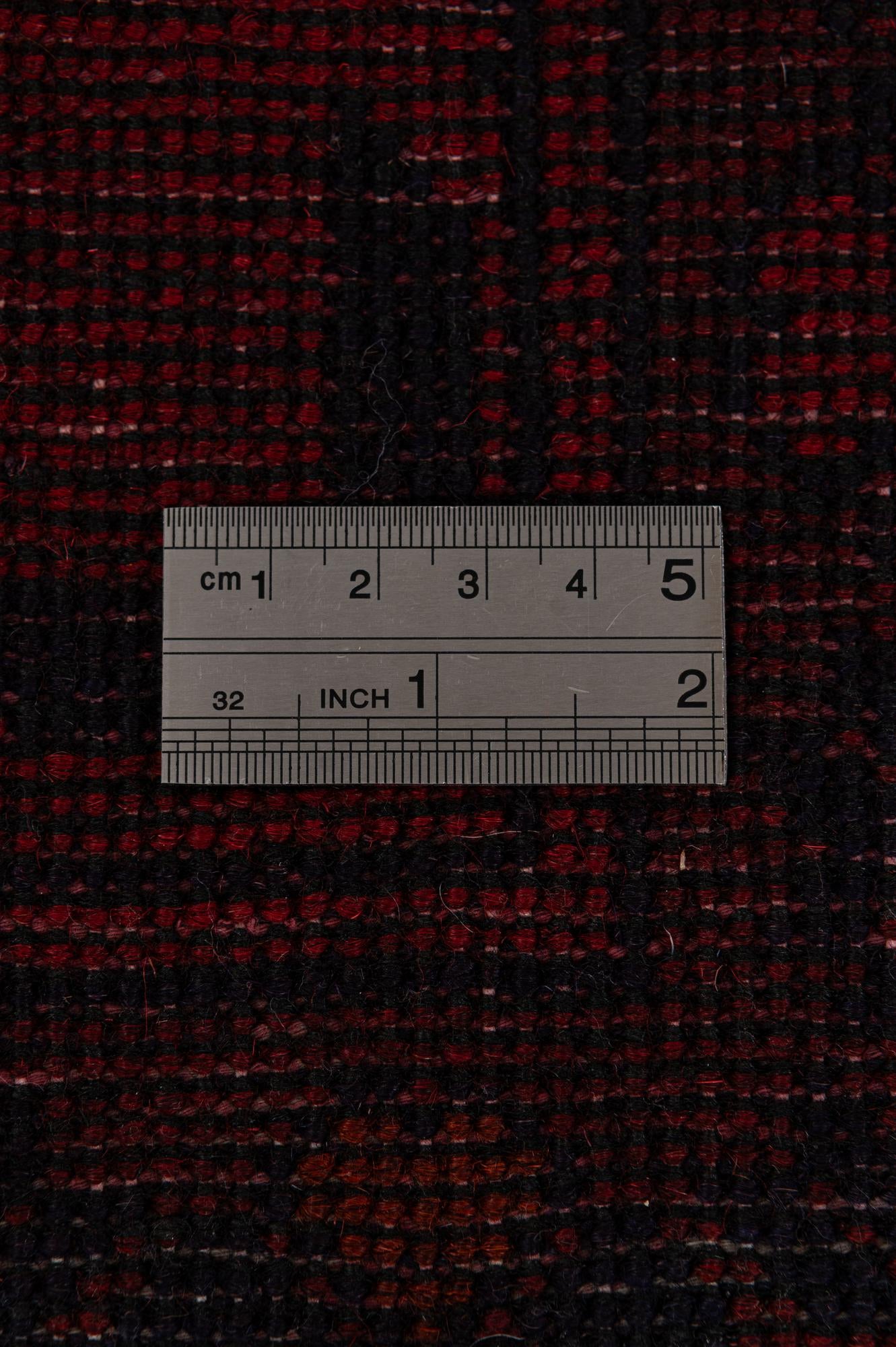 2' 7 x 6' 3 Hand Knotted Khal Mohammadi Wool Runner Rug