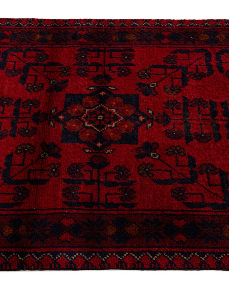 Detail image of 2' 7 x 6' 3  Hand Knotted Khal Mohammadi Wool Runner Rug
