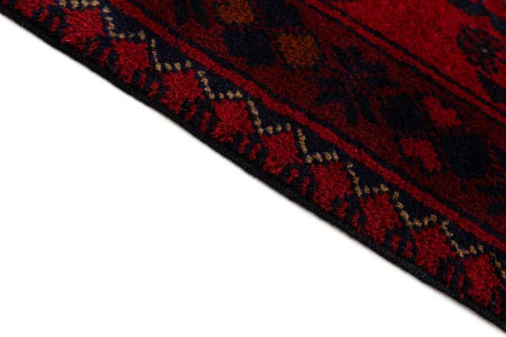 2' 7 x 6' 3 Hand Knotted Khal Mohammadi Wool Runner Rug