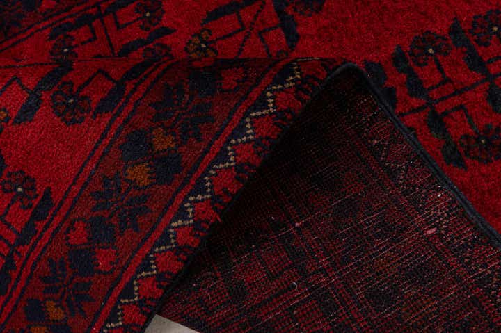 2' 7 x 6' 3 Hand Knotted Khal Mohammadi Wool Runner Rug