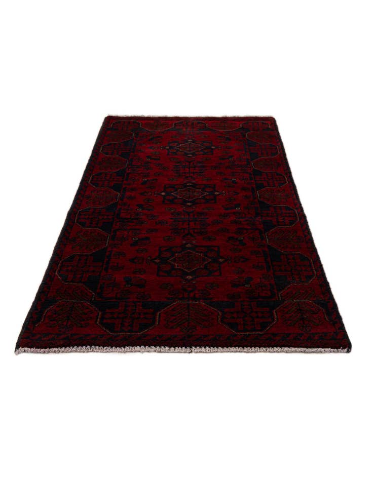 Detail image of 2' 7 x 6' 2 Hand Knotted Khal Mohammadi Wool Runner Rug