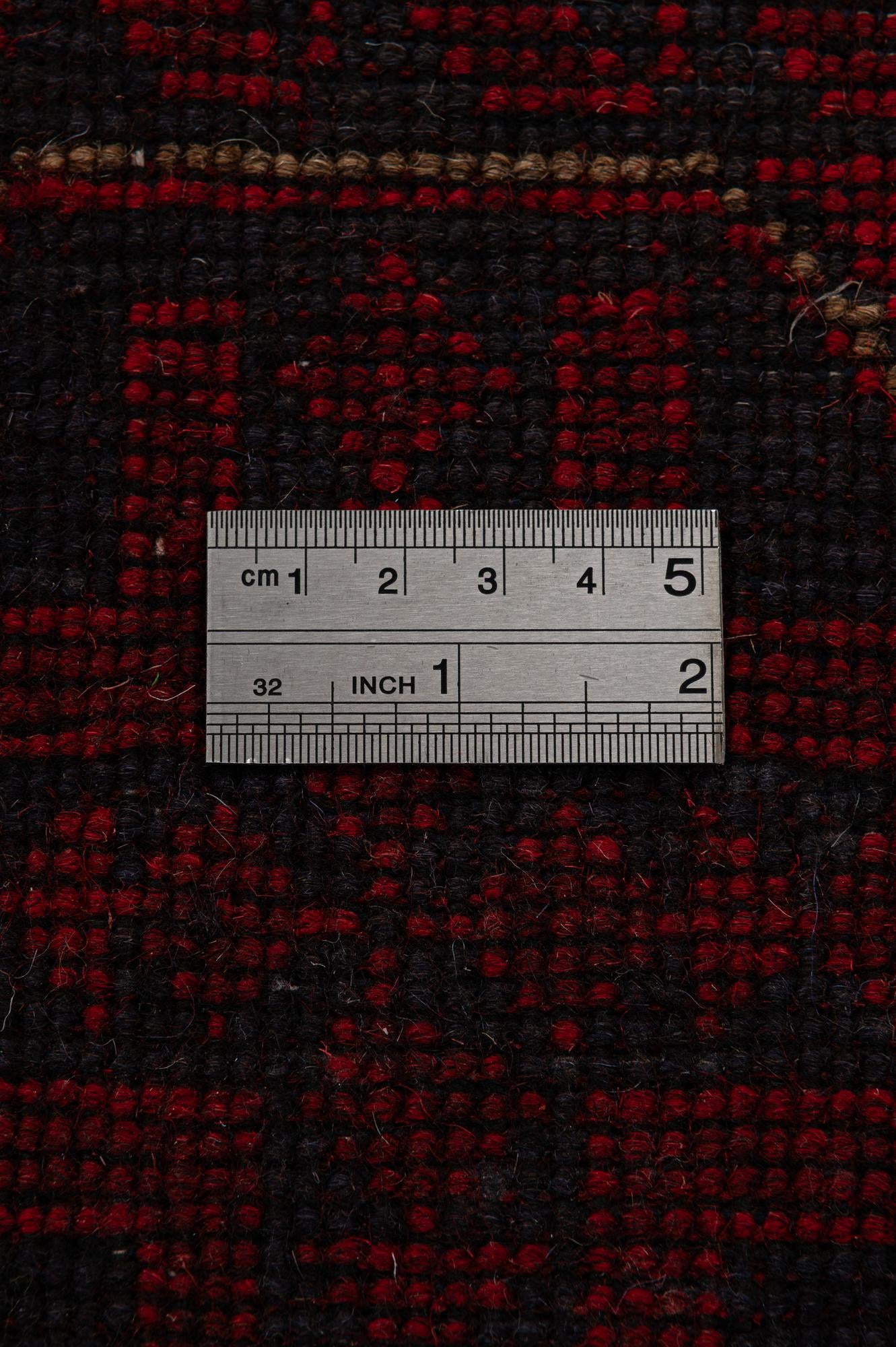 2' 7 x 6' 2 Hand Knotted Khal Mohammadi Wool Runner Rug