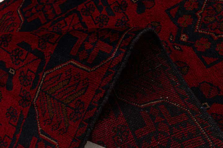 2' 7 x 6' 2 Hand Knotted Khal Mohammadi Wool Runner Rug