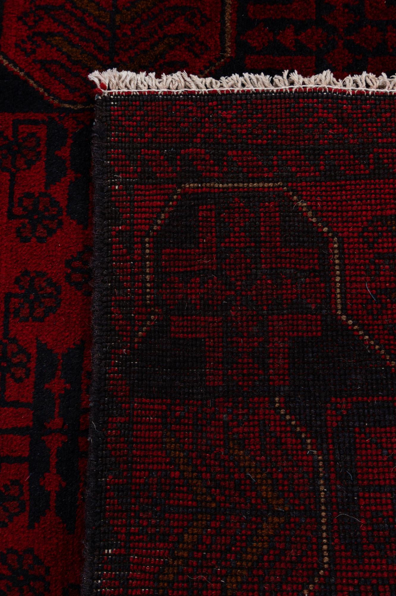 2' 7 x 6' 2 Hand Knotted Khal Mohammadi Wool Runner Rug
