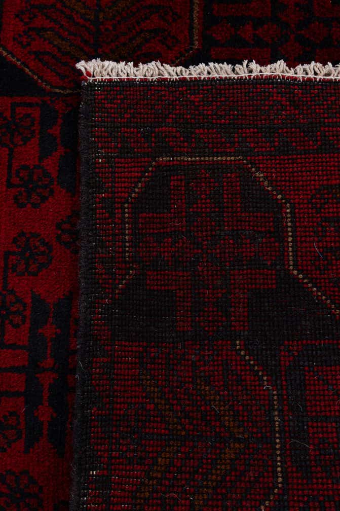 2' 7 x 6' 2 Hand Knotted Khal Mohammadi Wool Runner Rug