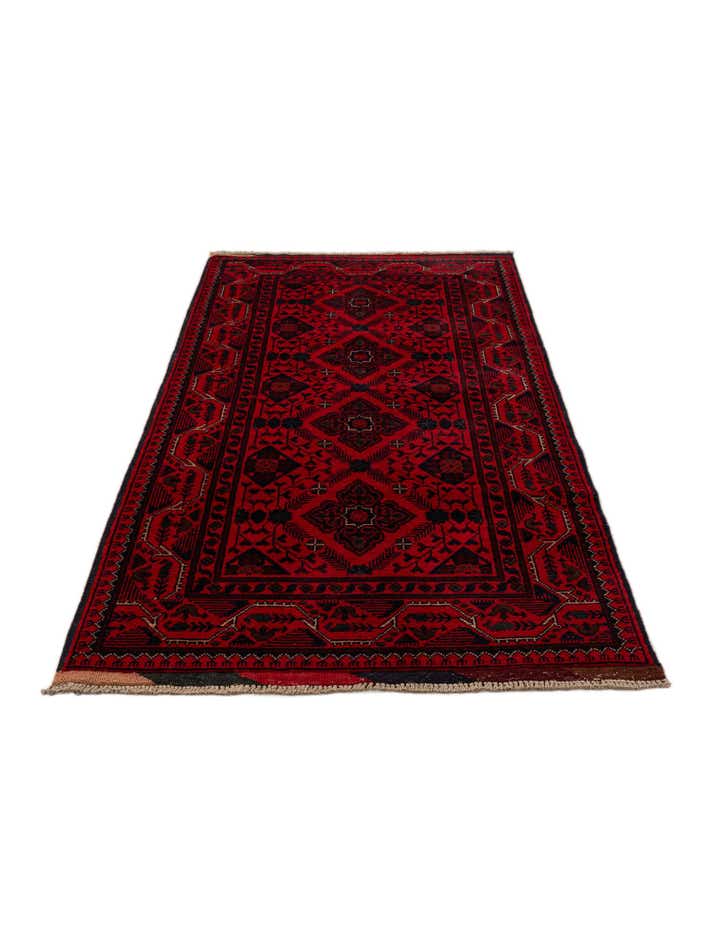 2' 8 x 6' 8 Hand Knotted Khal Mohammadi Wool Runner Rug