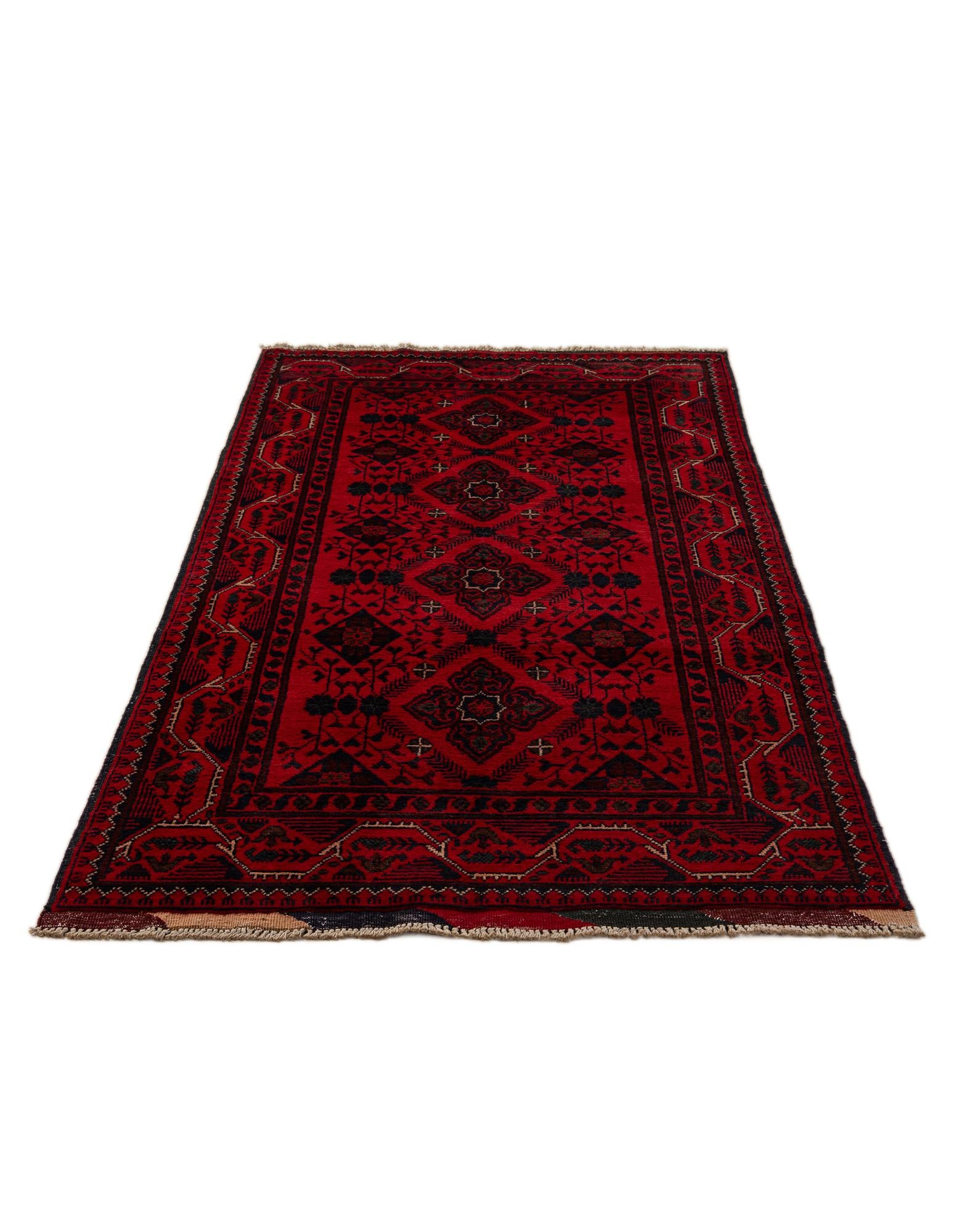 2' 9 x 6' 7 Hand Knotted Khal Mohammadi Wool Runner Rug