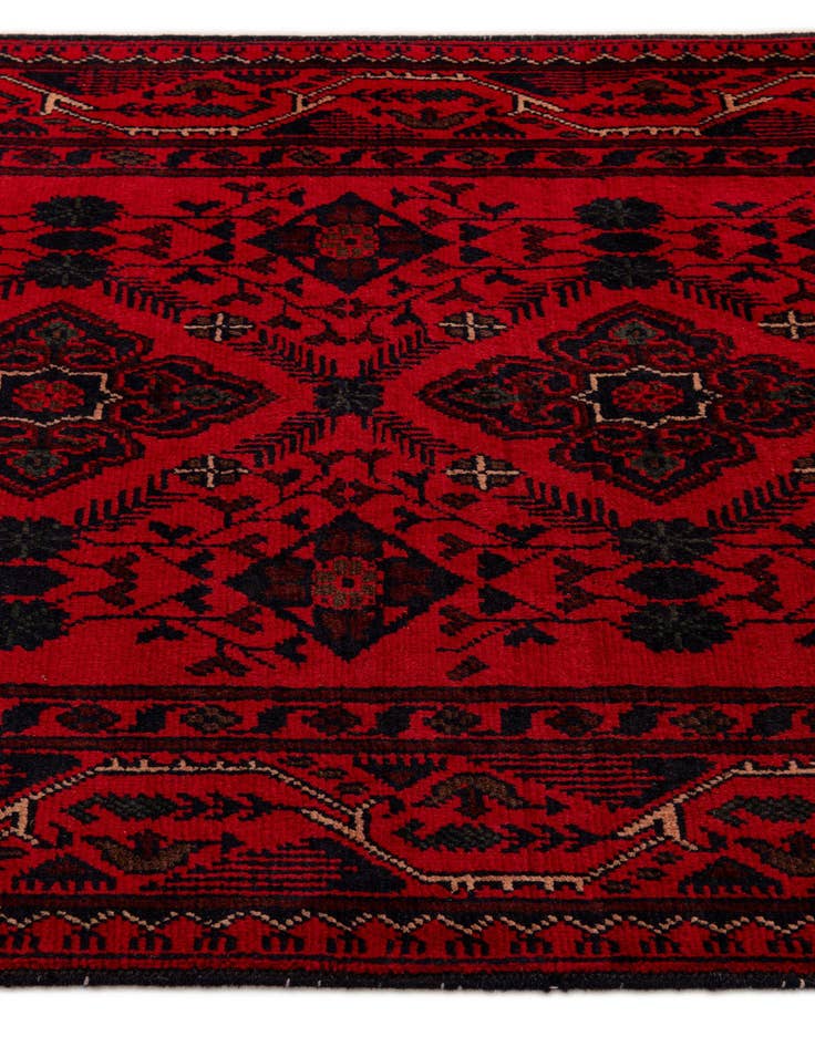Detail image of 2' 9 x 6' 7  Hand Knotted Khal Mohammadi Wool Runner Rug