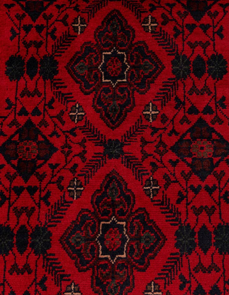 Detail image of 2' 9 x 6' 7  Hand Knotted Khal Mohammadi Wool Runner Rug