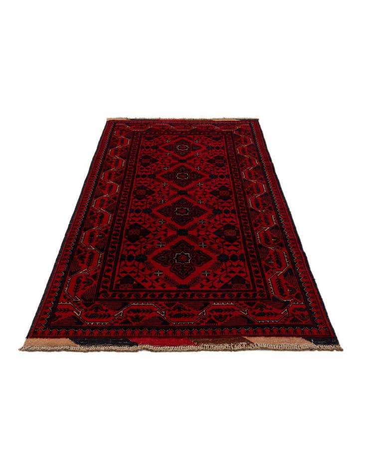 Detail image of 2' 7 x 6' 4 Hand Knotted Khal Mohammadi Wool Runner Rug